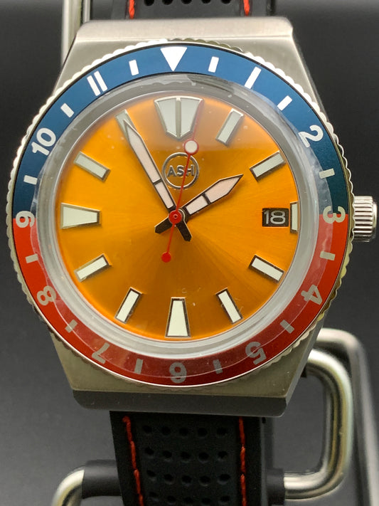 Pogue Style Retro Dive Watch. Seiko NH35
