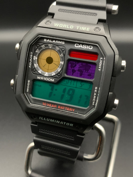 New Casio AE-1200. 4 Color Screen #2.