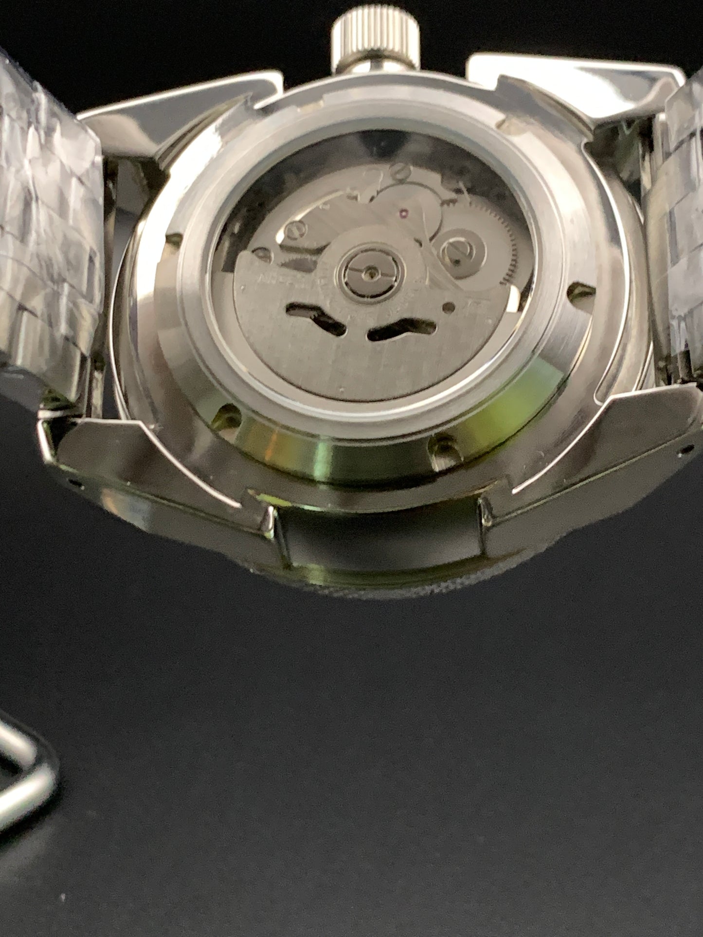 Crimson King Samurai Style. Brushed Bracelet.  Seiko NH35 Automatic