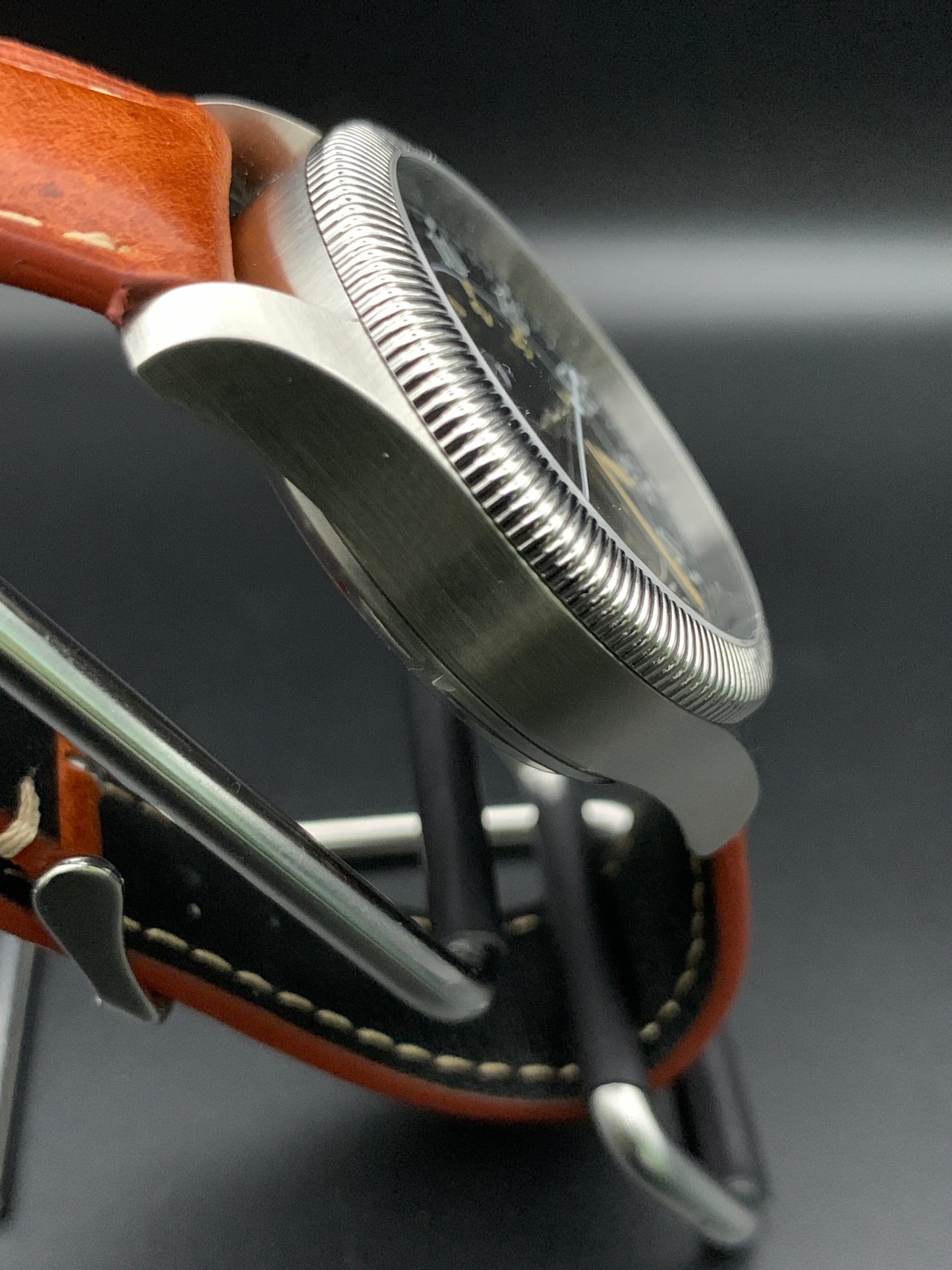 40mm Flieger Type B. Seiko NH38 Automatic