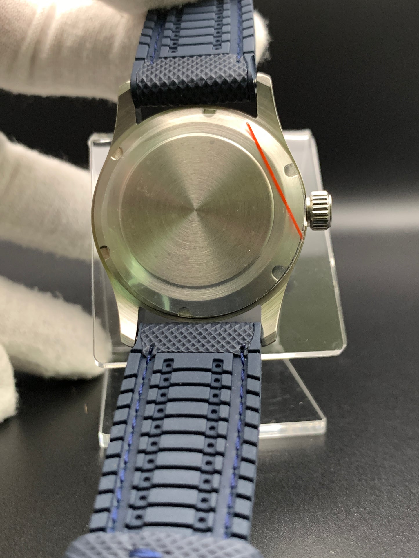 Powder Blue, White, and Black 36mm Sport Watch.