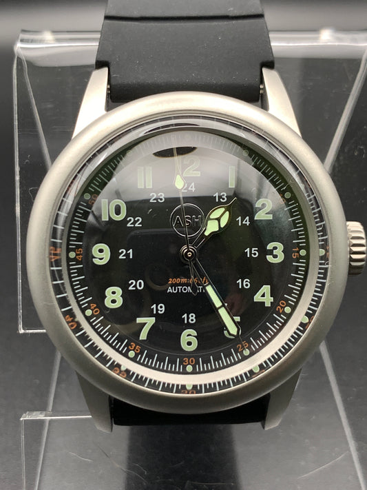Domed Sapphire Field Watch. 36mm brushed case.