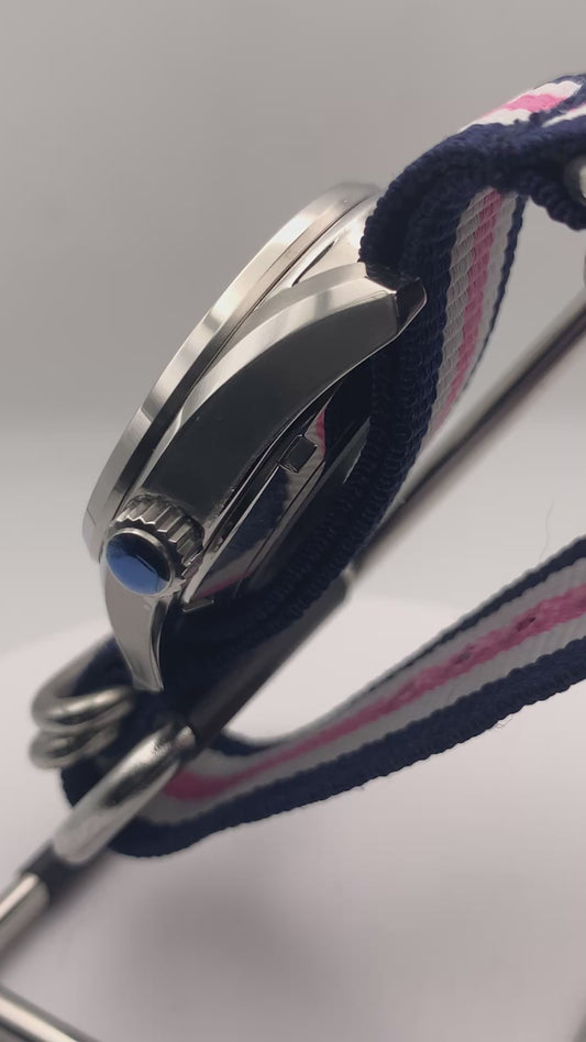 Fruit Punch 1.1 - 38mm Stainless steel. Sapphire crystal. Seiko NH35.